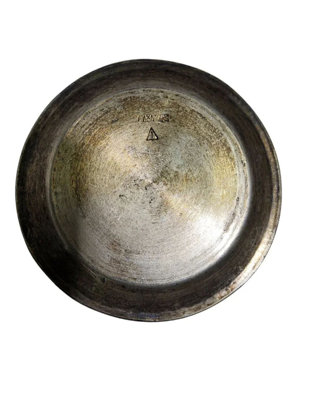 vintage 1950s-60s pewter athens greece souvenir has hallmark on back